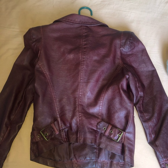 Buffalo Burgundy Pleather jacket - Picture 6 of 6